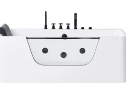 Vasca idromassaggio angolare CAHUITA 160 x 75 cm Bianco