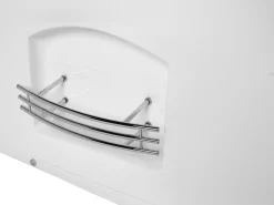 Vasca idromassaggio angolare con LED MARTINICA 214 x 155 cm Bianco