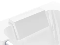 Vasca idromassaggio angolare BARRANCA 170 x 85 cm Bianco