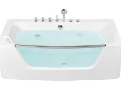 Vasca idromassaggio angolare BARRANCA 170 x 85 cm Bianco