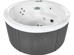 Vasca idromassaggio da esterno con LED MARFIL Grigio scuro