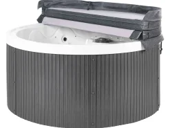 Vasca idromassaggio da esterno con LED MARFIL Grigio scuro