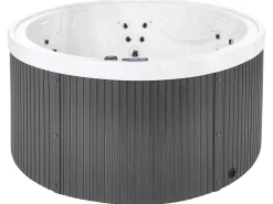 Vasca idromassaggio da esterno con LED MARFIL Grigio scuro