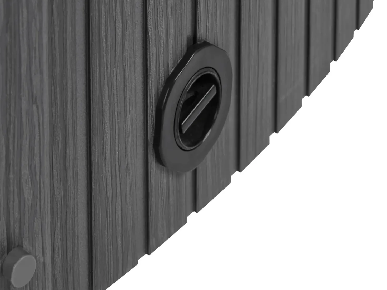 Vasca idromassaggio da esterno con LED MARFIL Grigio scuro