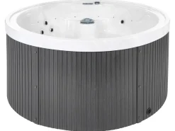 Vasca idromassaggio da esterno con LED MARFIL Grigio scuro