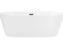 Vasca idromassaggio freestanding con LED HAVANA 170 x 80 cm Bianco