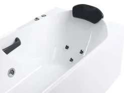Vasca idromassaggio SAYULA Lato Sinistro 170 x 80 cm Bianco