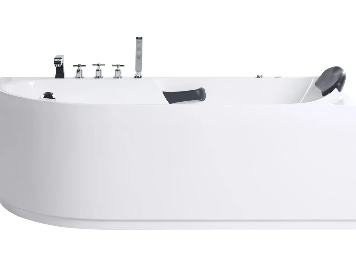 Vasca idromassaggio SAYULA Lato Sinistro 170 x 80 cm Bianco