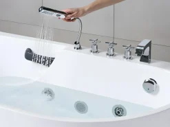 Vasca idromassaggio SAYULA Lato destro 170 x 80 cm Bianco