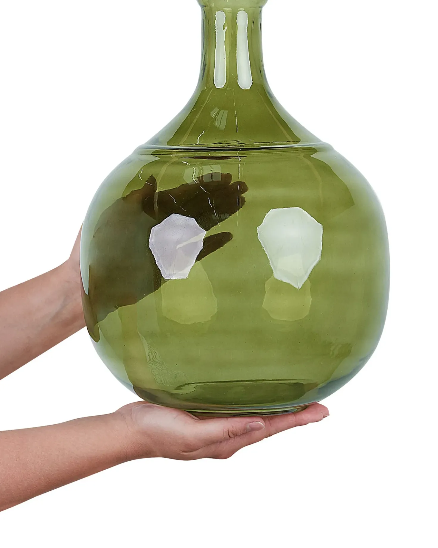 Vaso da fiori ACHAAR Vetro 34 cm Verde oliva
