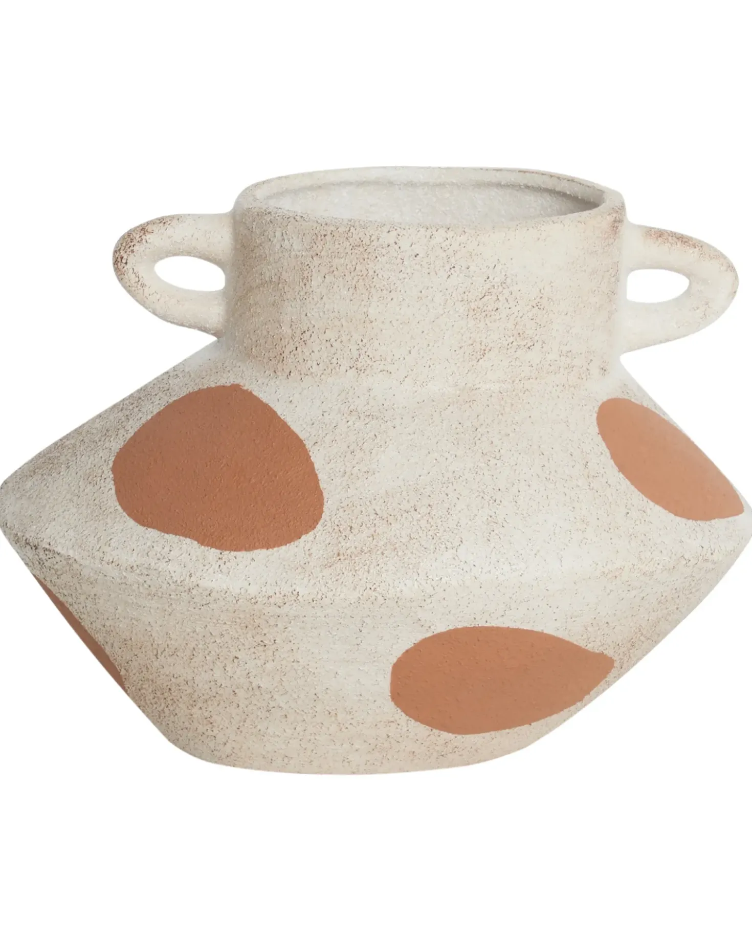 Vaso da fiori ALOSIDAE Gres porcellanato 19 cm Beige chiaro