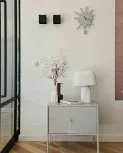 Vaso da fiori AMALIADA Gres porcellanato 24 cm Bianco