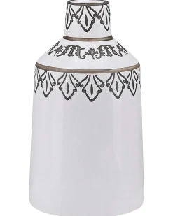 Vaso da fiori AMISOS Gres porcellanato 25 cm Bianco