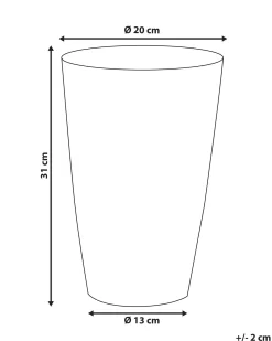 Vaso da fiori AMRIT Metallo 31 cm Oro