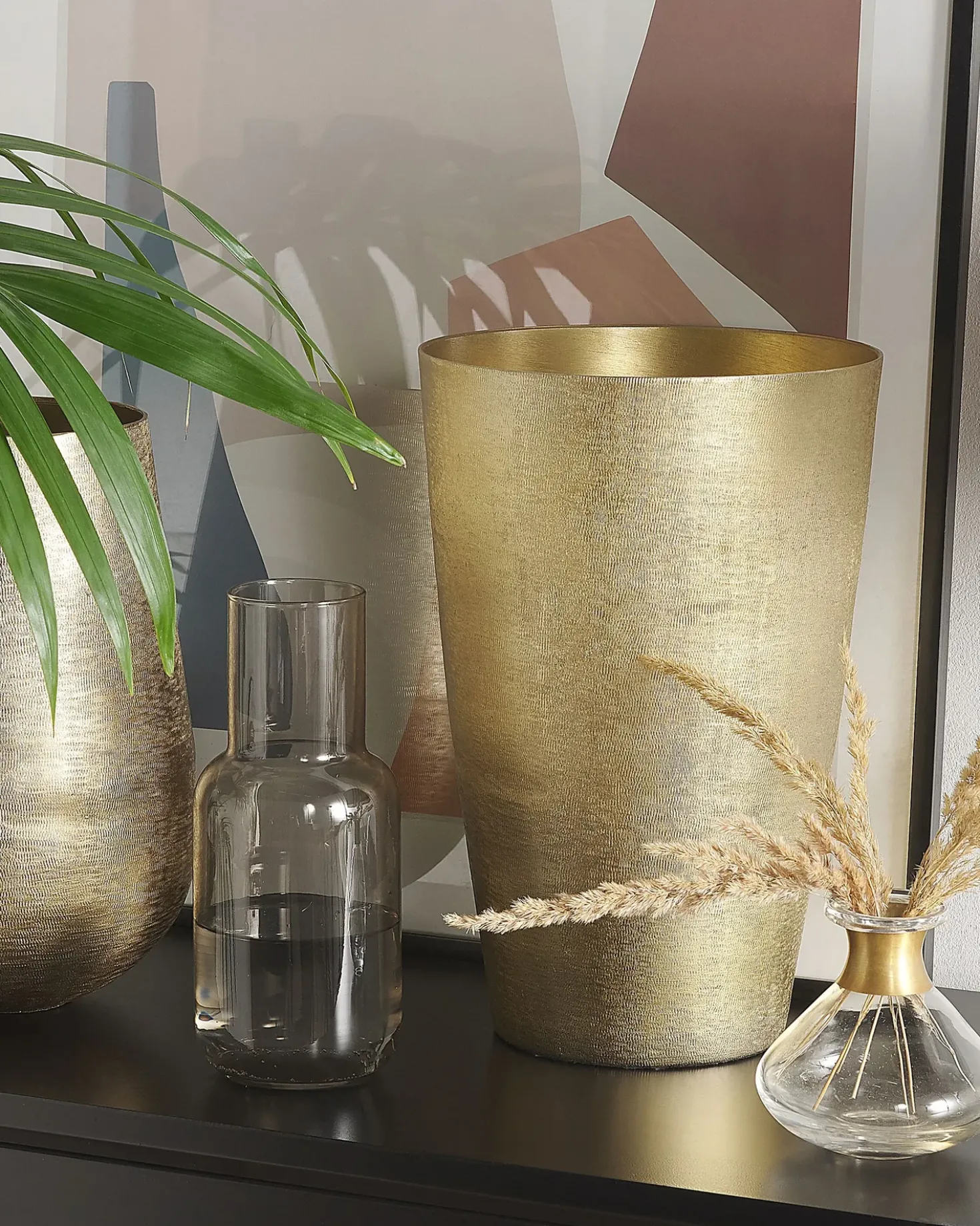 Vaso da fiori AMRIT Metallo 31 cm Oro