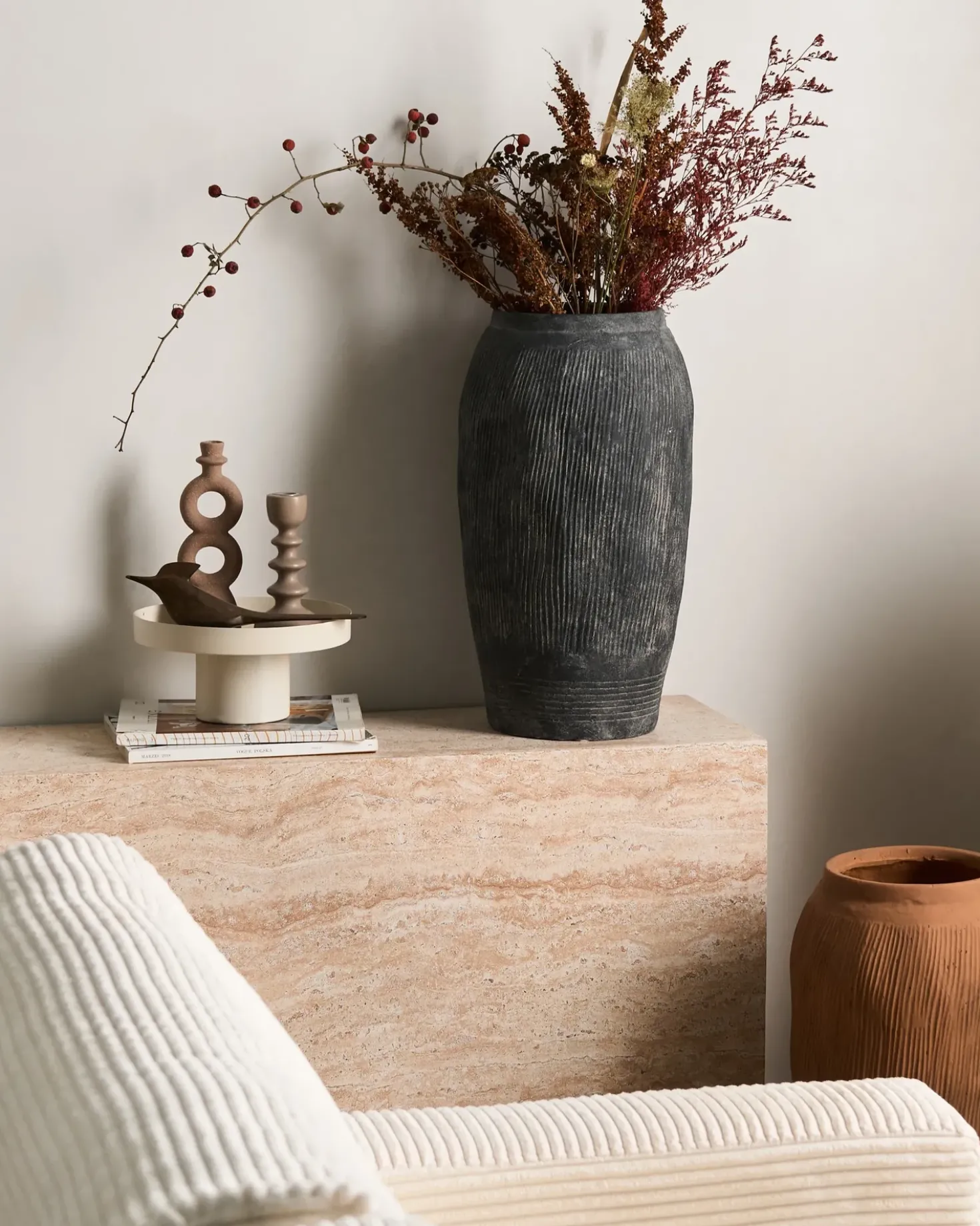 Vaso da fiori ARGINO 50 cm Grigio