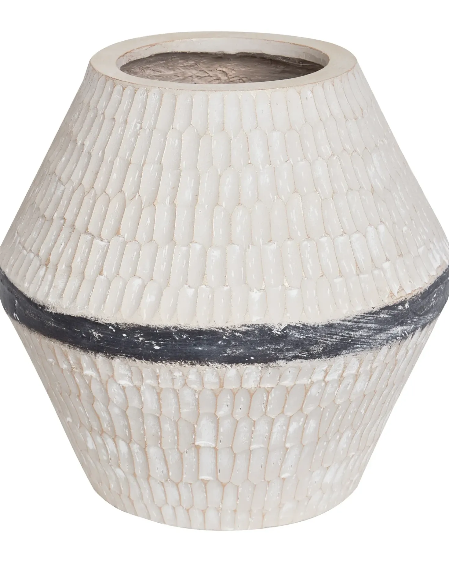 Vaso da fiori ARUNCUS Ceramica 30 cm Beige