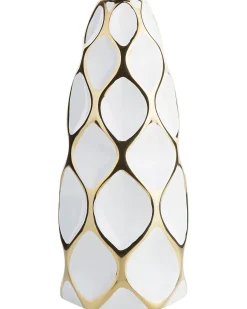 Vaso da fiori AVILA Gres porcellanato 36 cm Bianco
