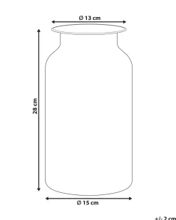 Vaso da fiori BHATURE Vetro 27 cm Multicolore
