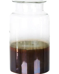 Vaso da fiori BHATURE Vetro 30 cm Multicolore