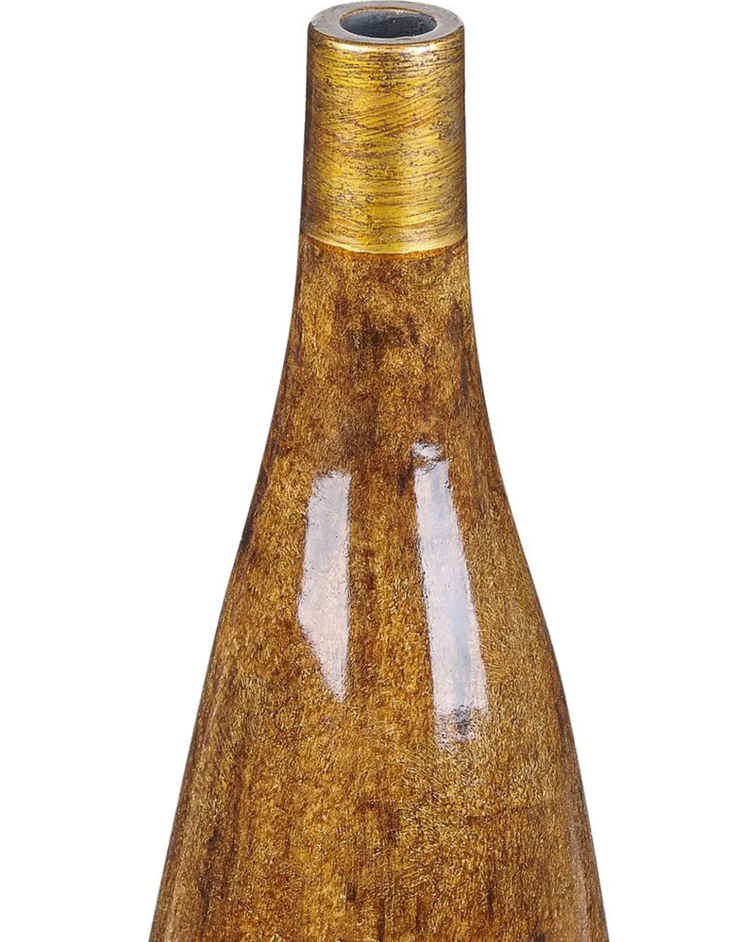 Vaso da fiori BURGOS Ceramica 52 cm Marrone