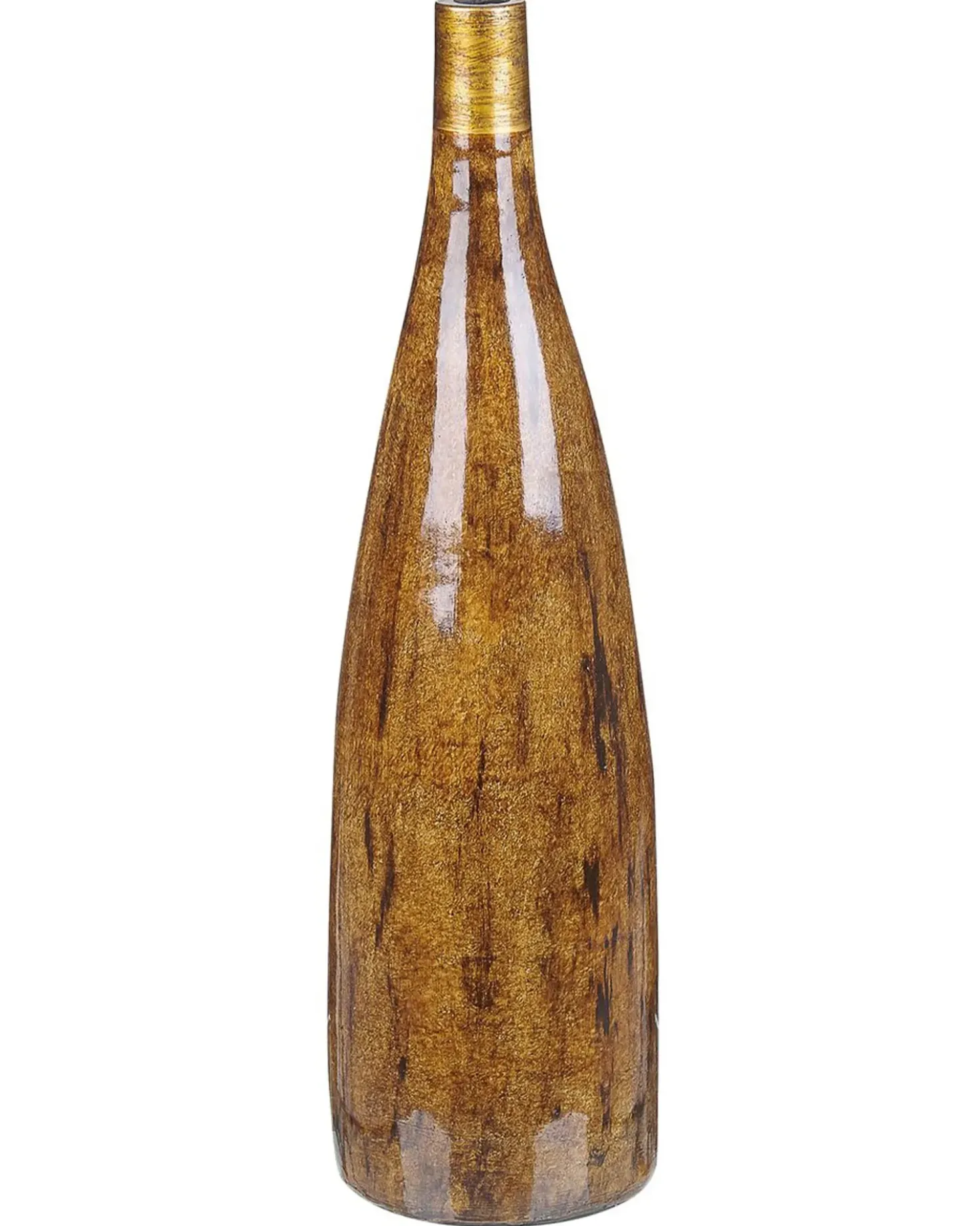 Vaso da fiori BURGOS Ceramica 52 cm Marrone