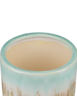 Vaso da fiori CYME Gres porcellanato 15 cm Verde menta
