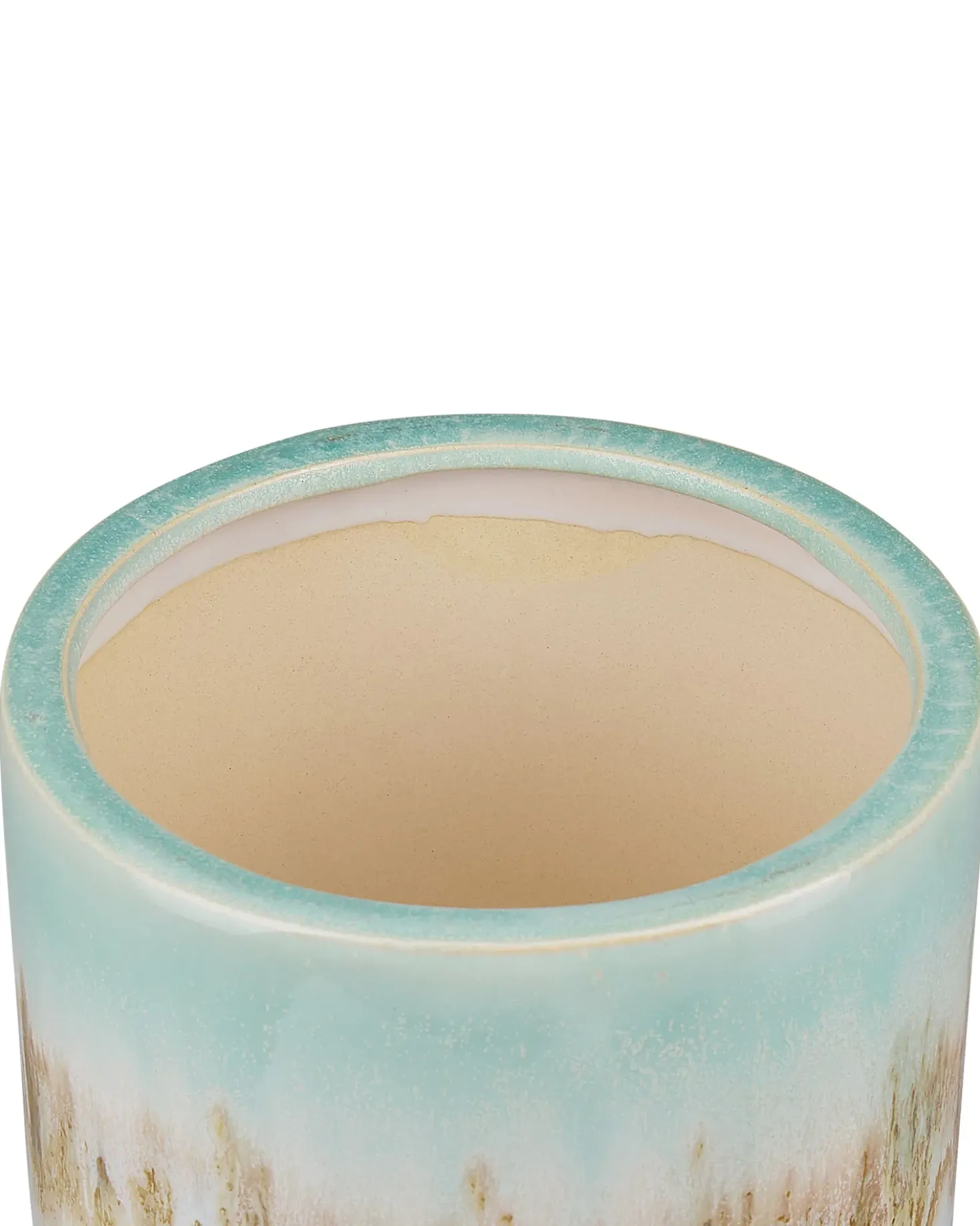 Vaso da fiori CYME Gres porcellanato 15 cm Verde menta