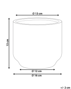Vaso da fiori CYME Gres porcellanato 15 cm Verde menta