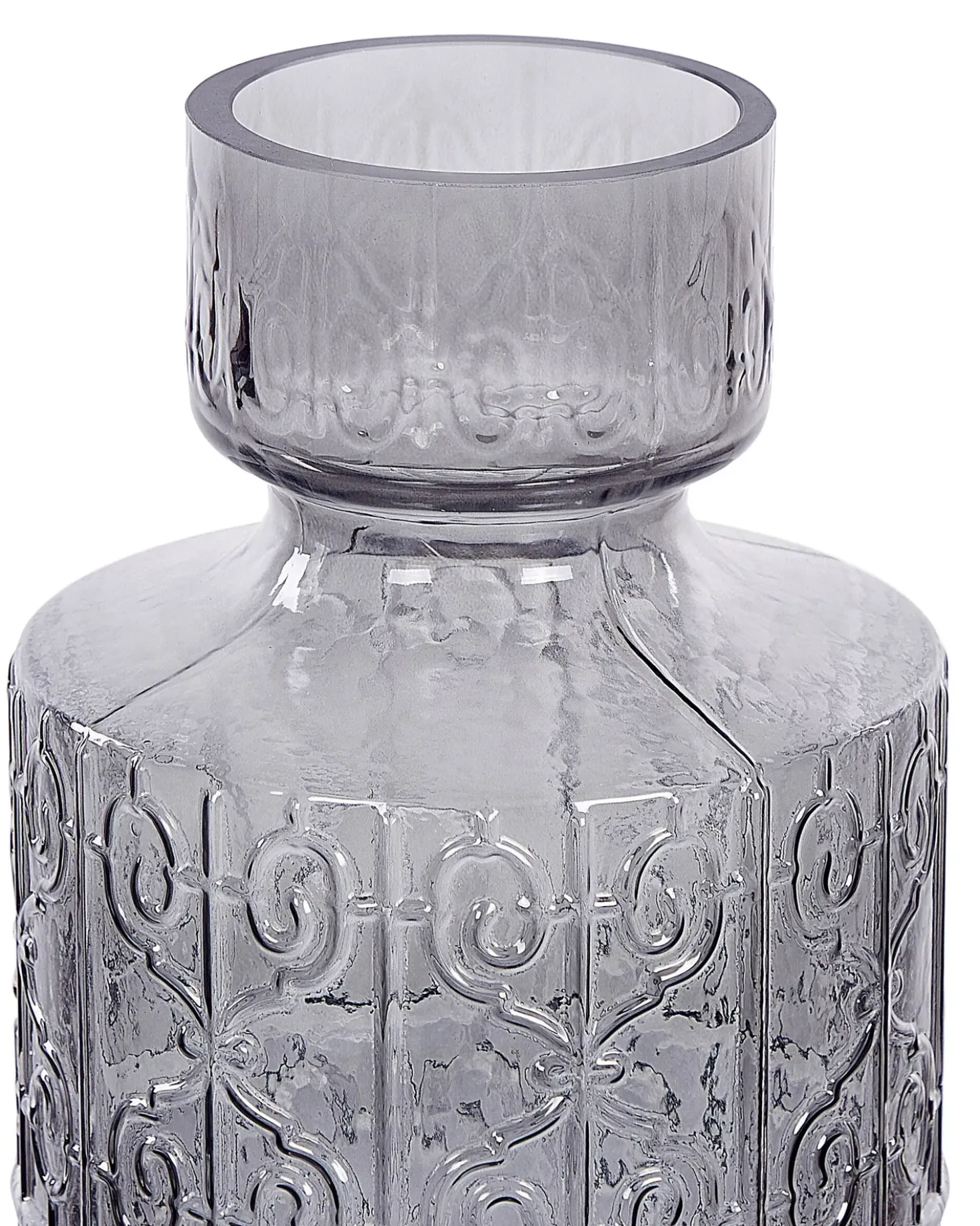 Vaso da fiori DIKELLA Vetro 33 cm Grigio