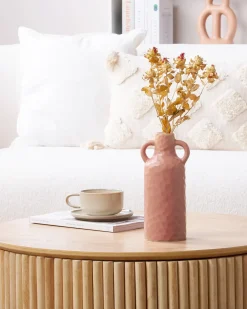 Vaso da fiori DRAMA Ceramica 24 cm Rosa pastello