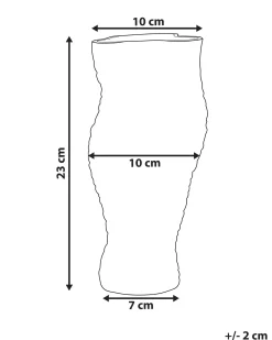 Vaso da fiori ELATOS Vetro 23 cm Trasparente