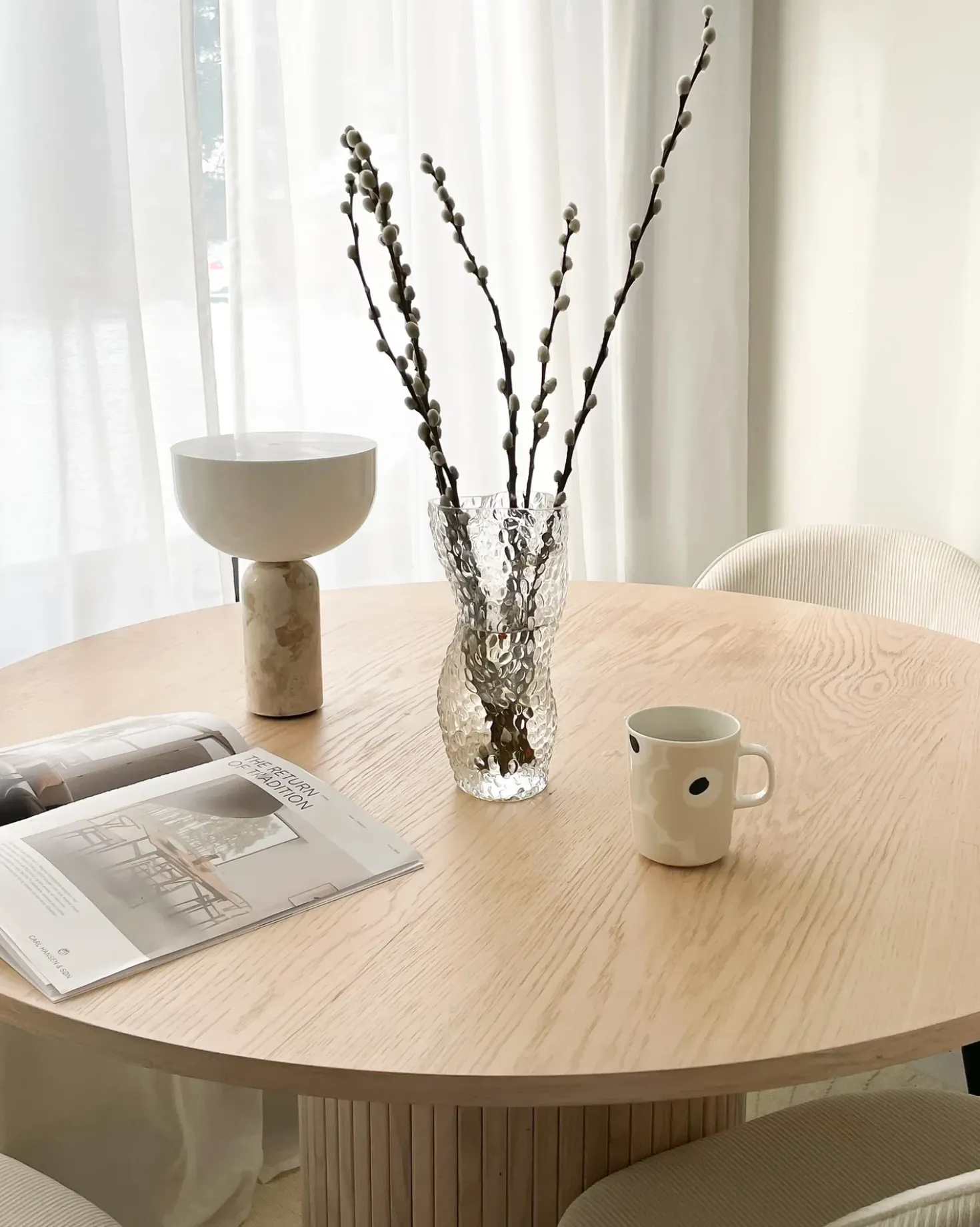 Vaso da fiori ELATOS Vetro 23 cm Trasparente
