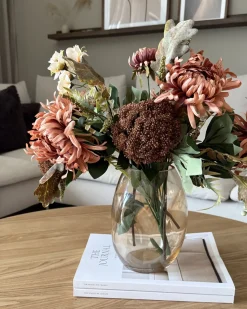 Vaso da fiori GERAKINI Vetro 20 cm Arancione