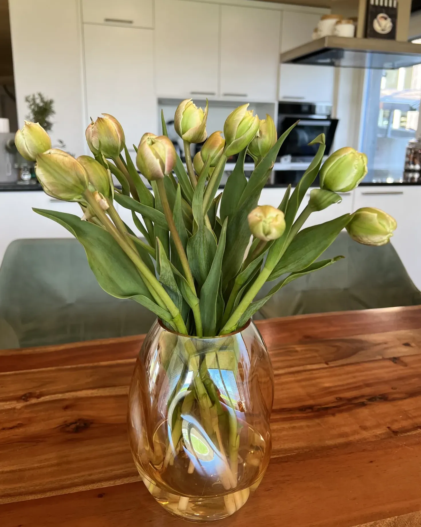 Vaso da fiori GERAKINI Vetro 20 cm Arancione