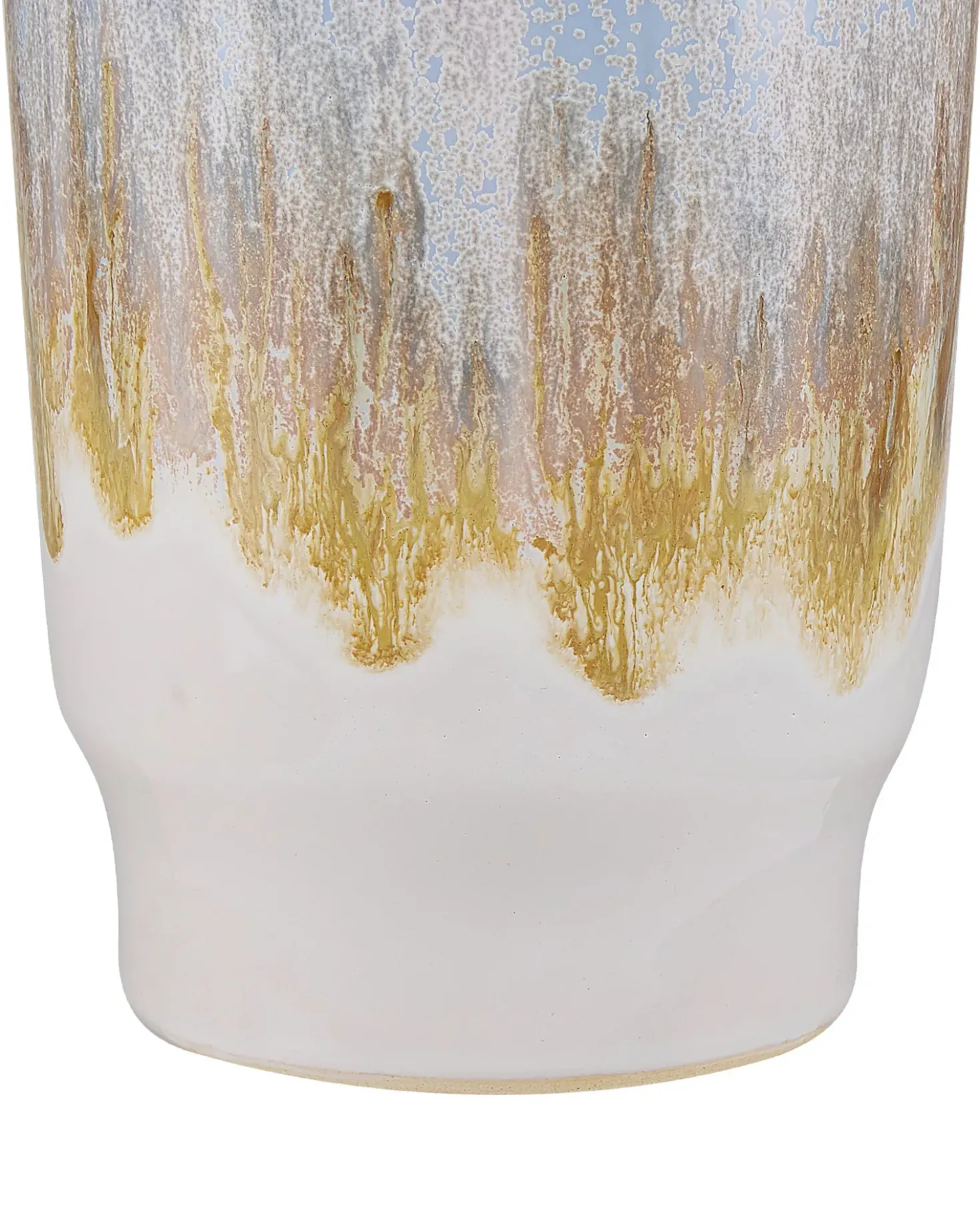 Vaso da fiori GERRHA Gres porcellanato 25 cm Azzurro