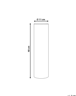 Vaso da fiori GOBY Gres porcellanato 40 cm Bianco