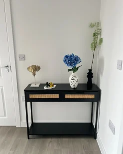 Vaso da fiori HELIKE Gres porcellanato 23 cm Bianco