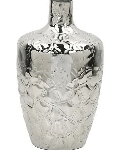 Vaso da fiori INSHAS Metallo 33 cm Argento