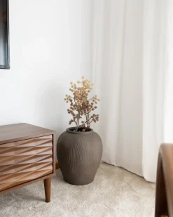 Vaso da fiori KATERINI 40 cm Marrone