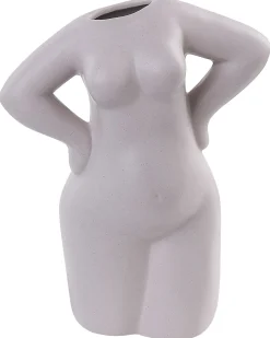 Vaso da fiori KILKIS Ceramica 24 cm Beige