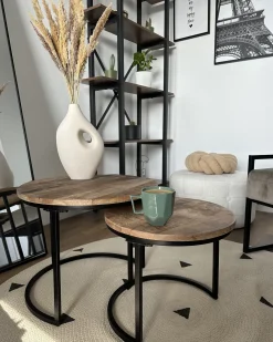 Vaso da fiori KOMOTINI Ceramica 32 cm Bianco sporco