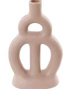 Vaso da fiori KOZANI Ceramica 28 cm Beige sabbia