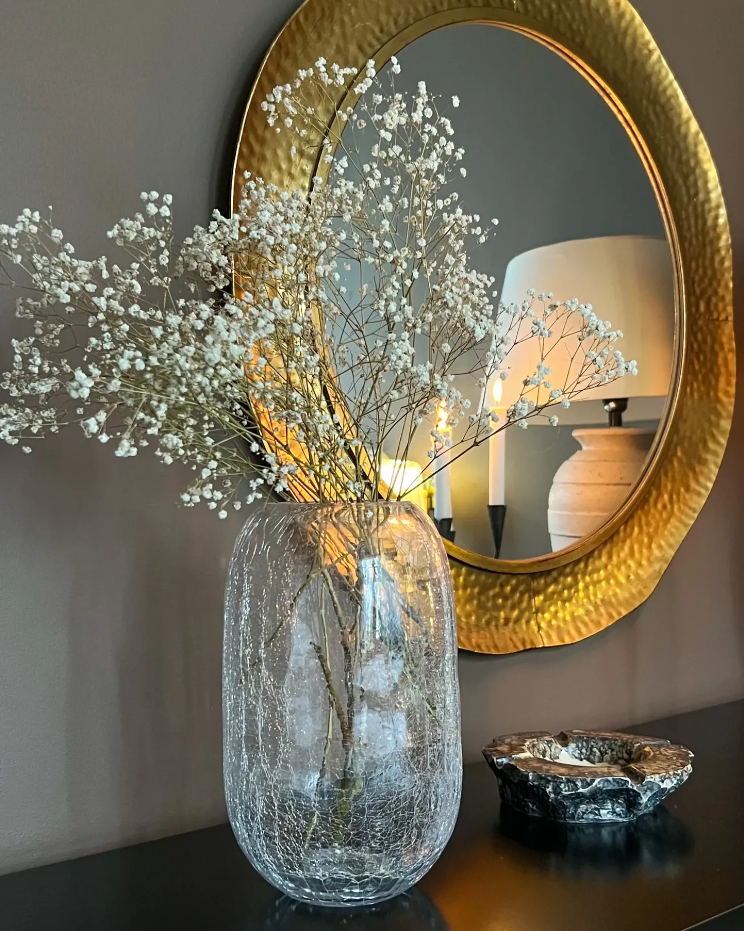 Vaso da fiori KYRAKALI Vetro 28 cm Trasparente