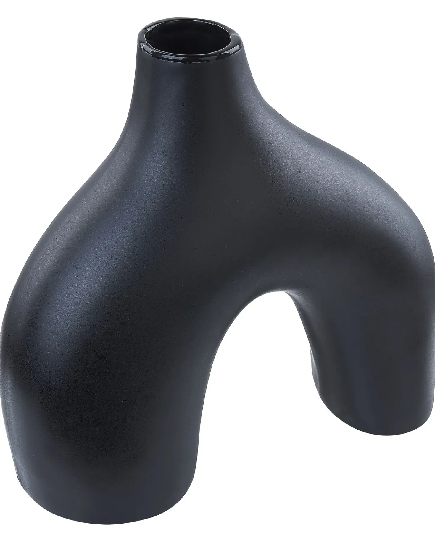 Vaso da fiori LAMIA Ceramica 30 cm Nero