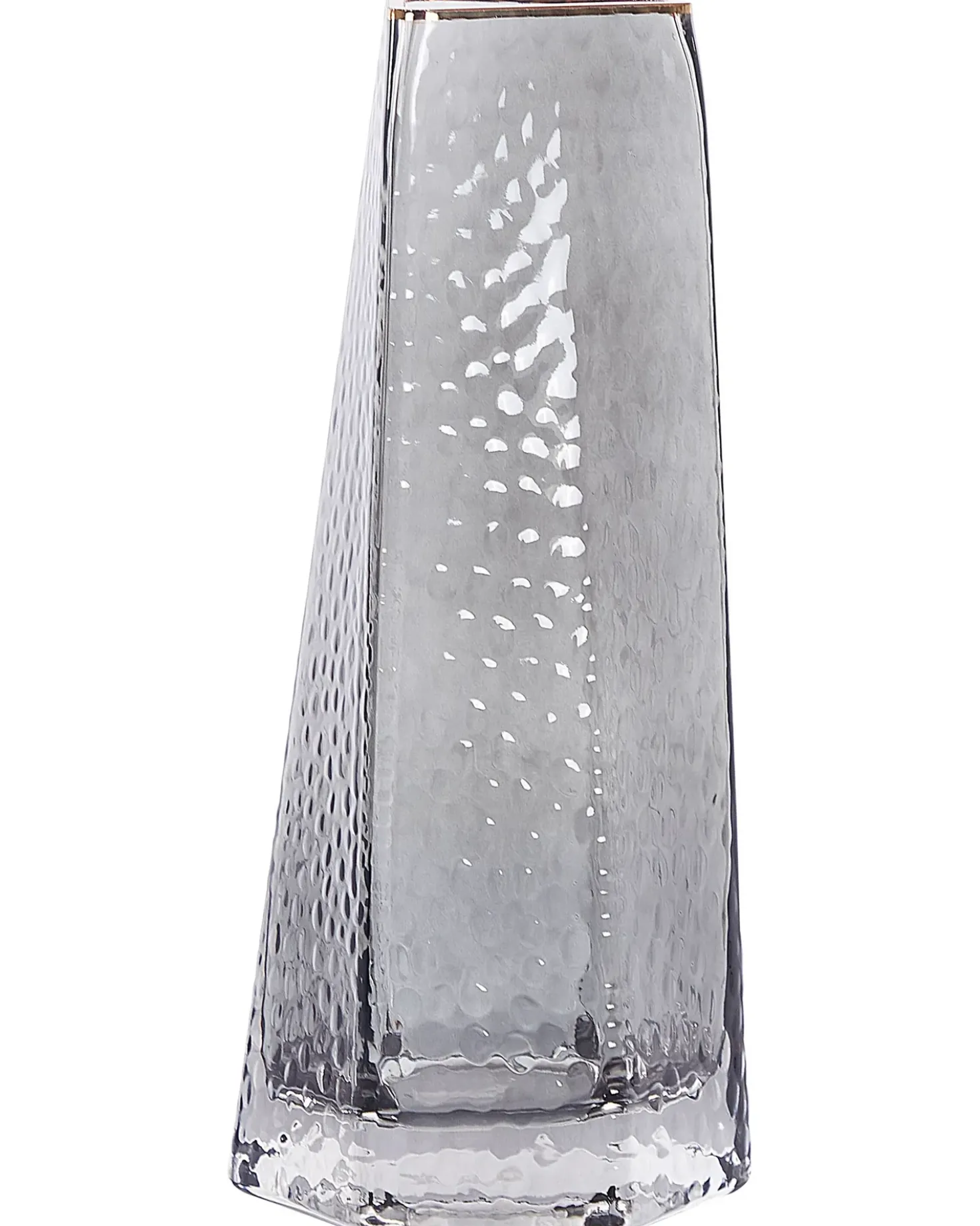 Vaso da fiori LILAIA Vetro 27 cm Grigio