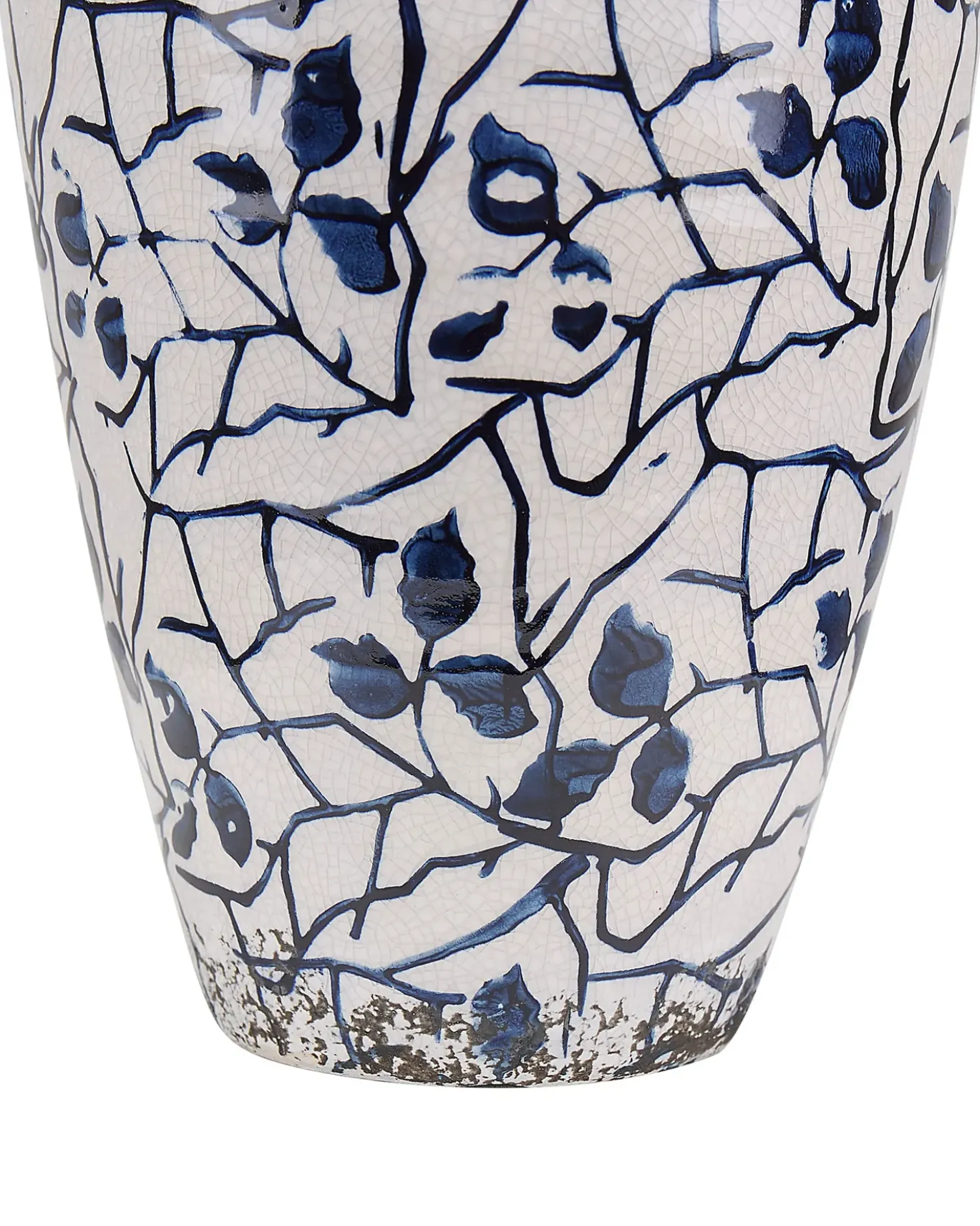 Vaso da fiori MALLIA Gres porcellanato 20 cm Bianco
