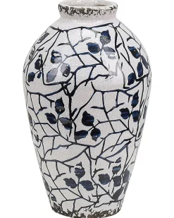 Vaso da fiori MALLIA Gres porcellanato 22 cm Bianco