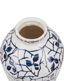 Vaso da fiori MALLIA Gres porcellanato 22 cm Bianco
