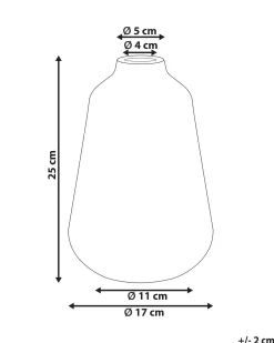 Vaso da fiori MARONEIA Gres porcellanato 25 cm Bianco